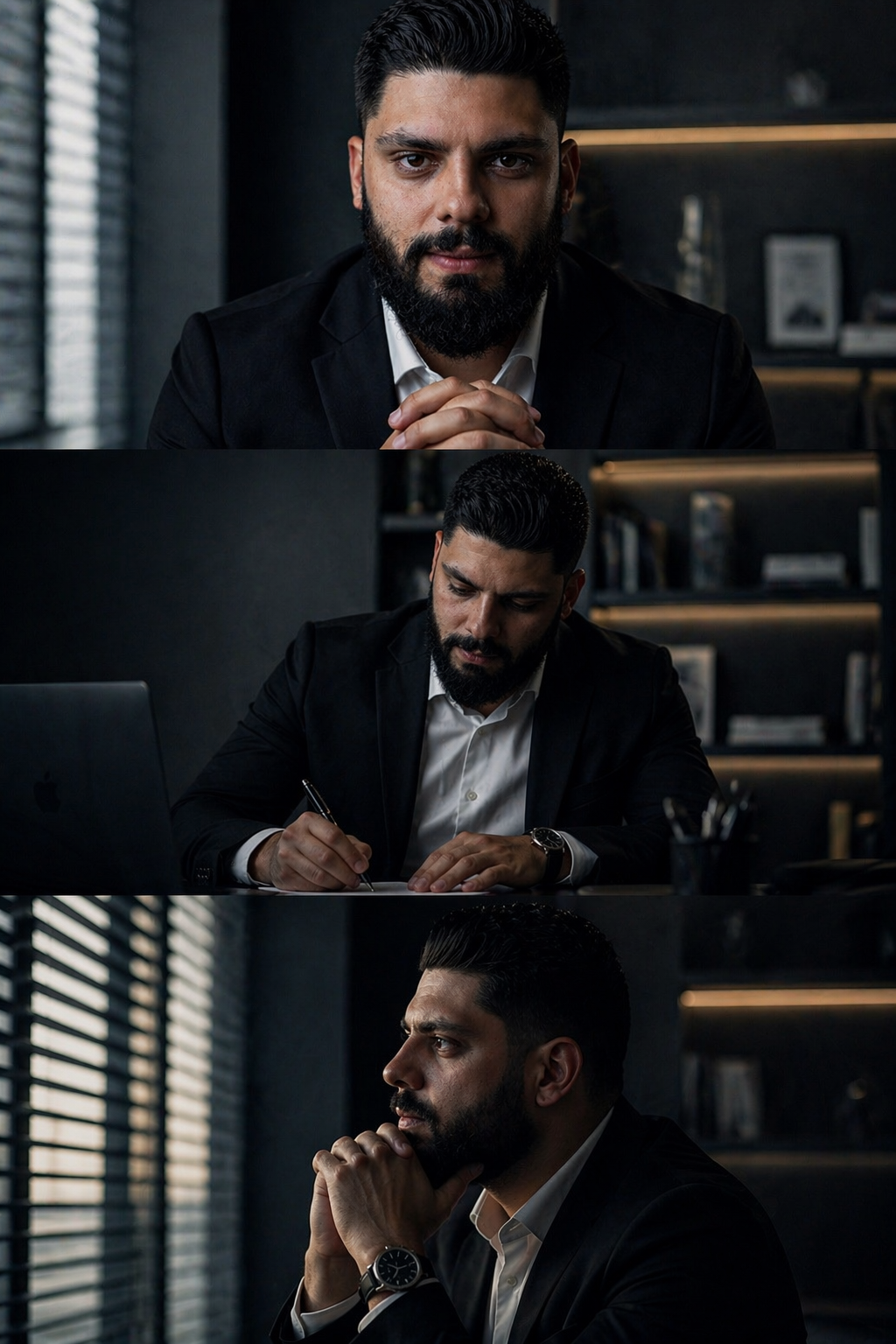 Bruno trabalhando em ambiente estratégico